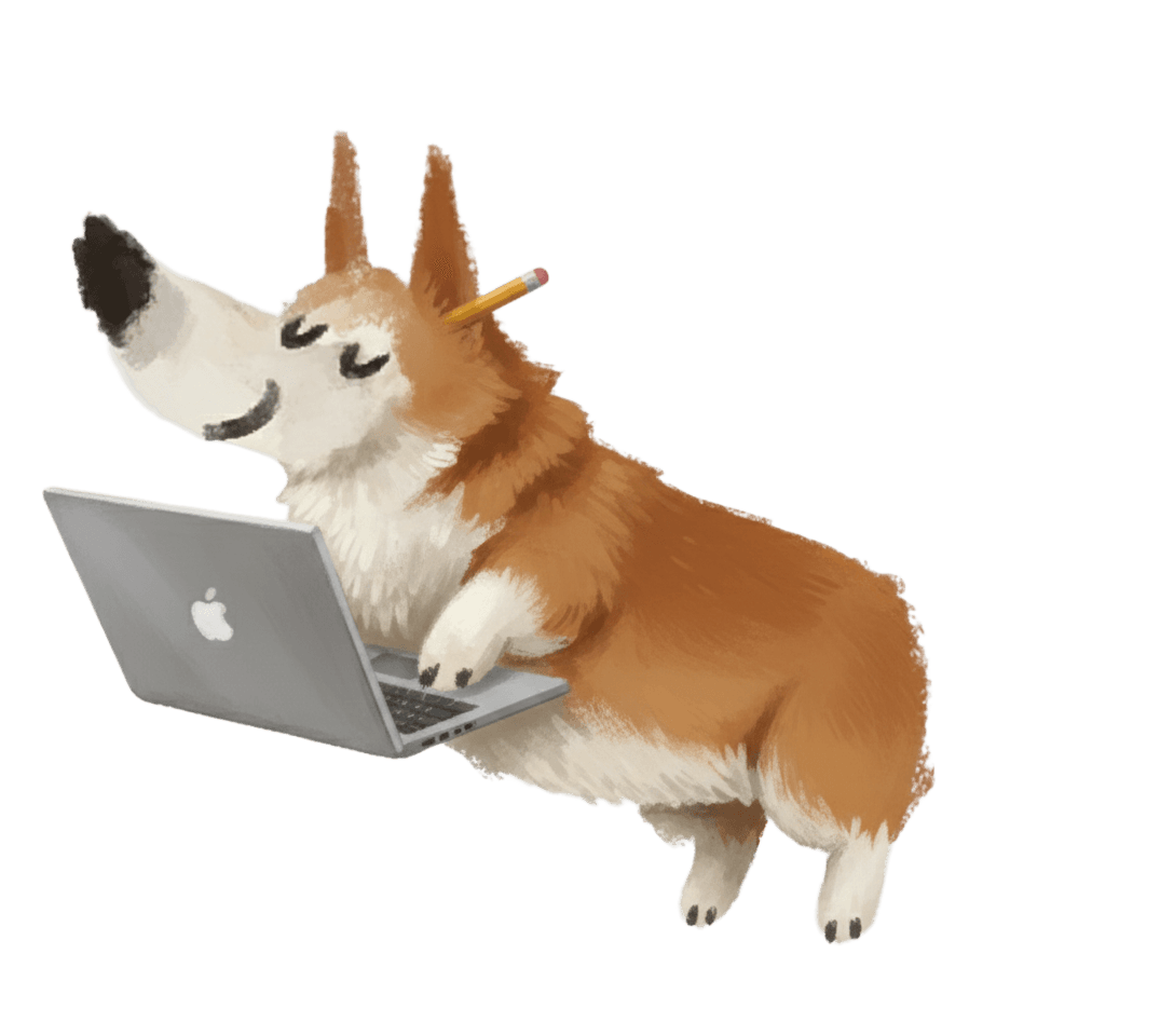 Working corgi